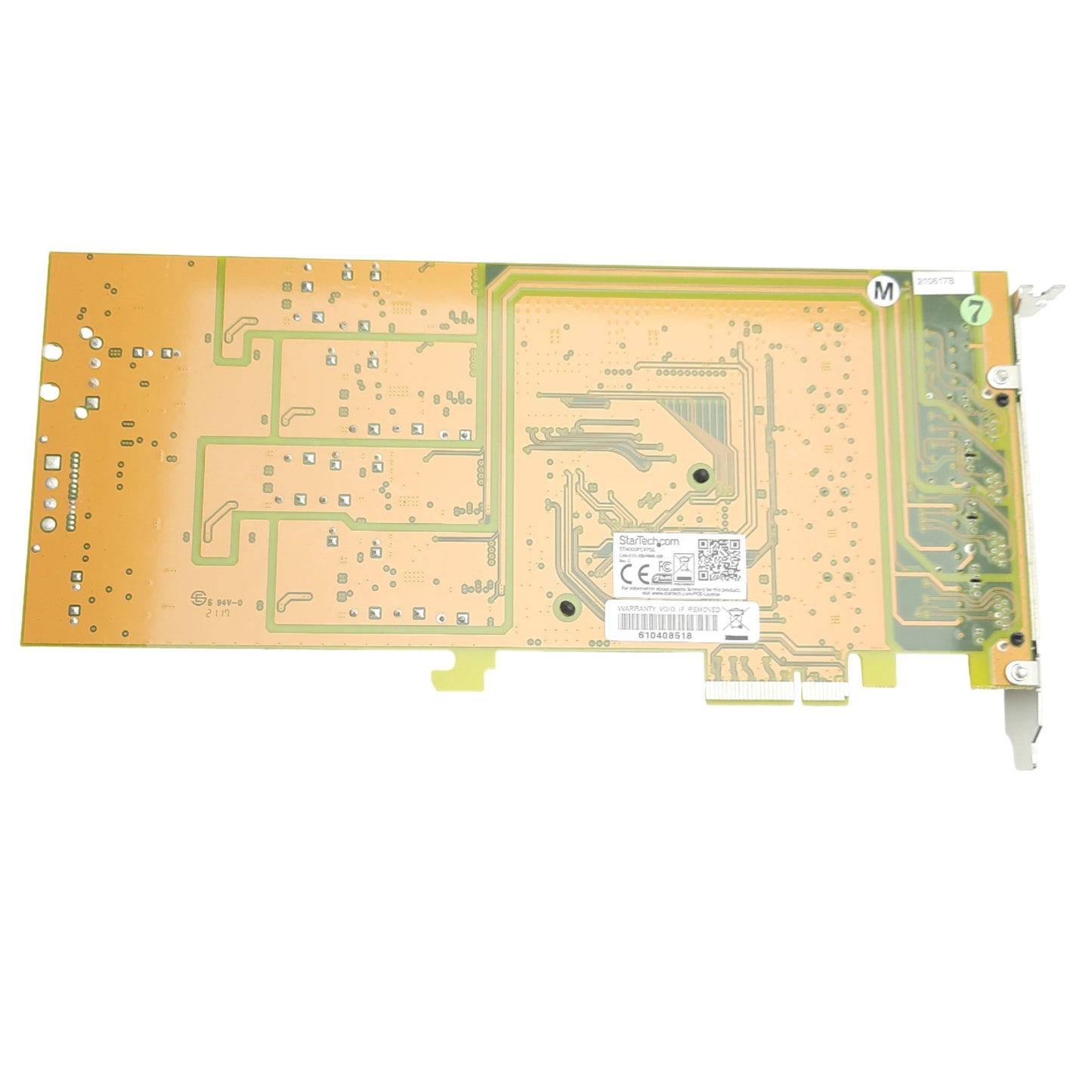 New StarTech ST4000PEXPSE Network Card 4 Ports, 48VDC Output Voltage, PCI Express