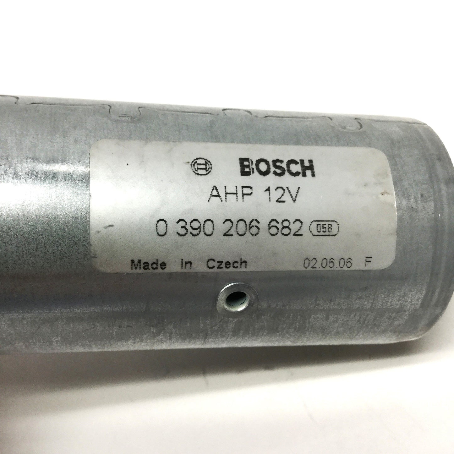 Used Bosch 0390206682 AHP 12V DC Gear Motor Assembly 6.5W, 1Nm, 33:1 Ratio, 60RPM