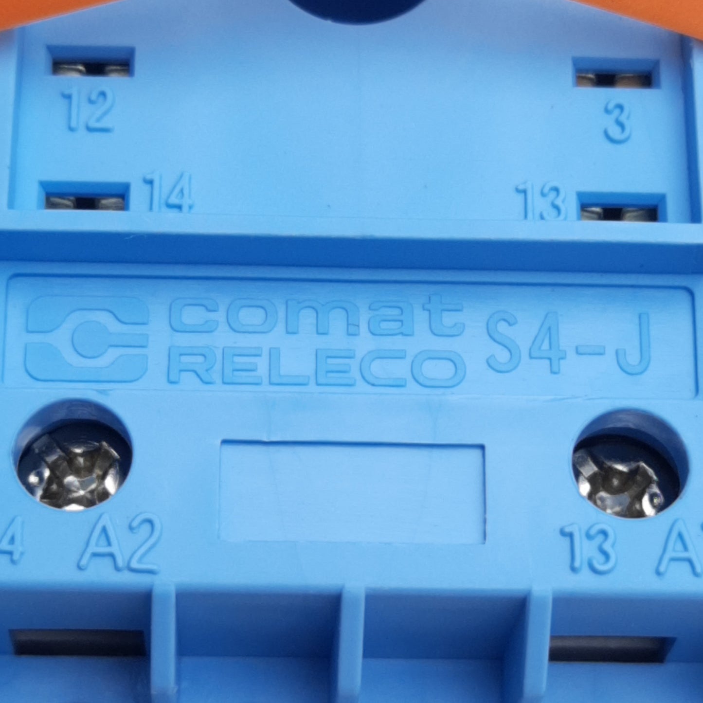 Used Lot of 2 Comat Releco S4-J Socket for 14-pin C4 Relays, 4-Pole 10A/250V~