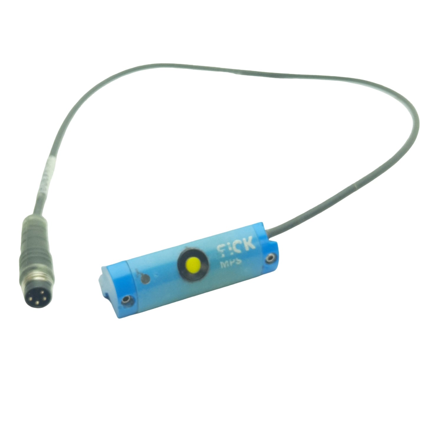 Used SICK MPS-032TSTP0 Cylinder Sensor M8 4-Pin Male Connector, 32mm Measuring Range