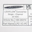 New Levitronix LFC-1C-PC LEVIFLOW Single-Channel Converter 4-Digit LCD, 24VDC, RS485
