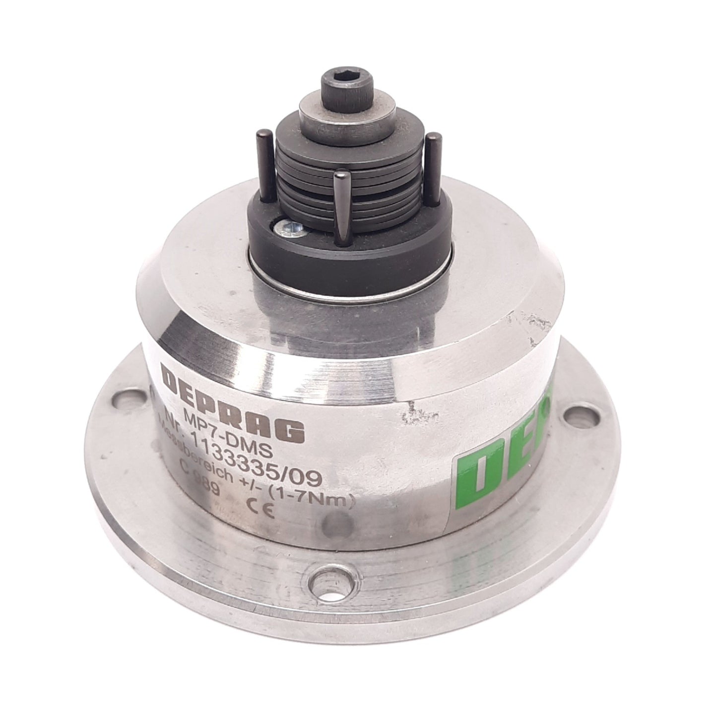 Used DEPRAG MP7-DMS Torque Transducer Measuring Platform, 1.05-7Nm, ø105mm, 5VDC