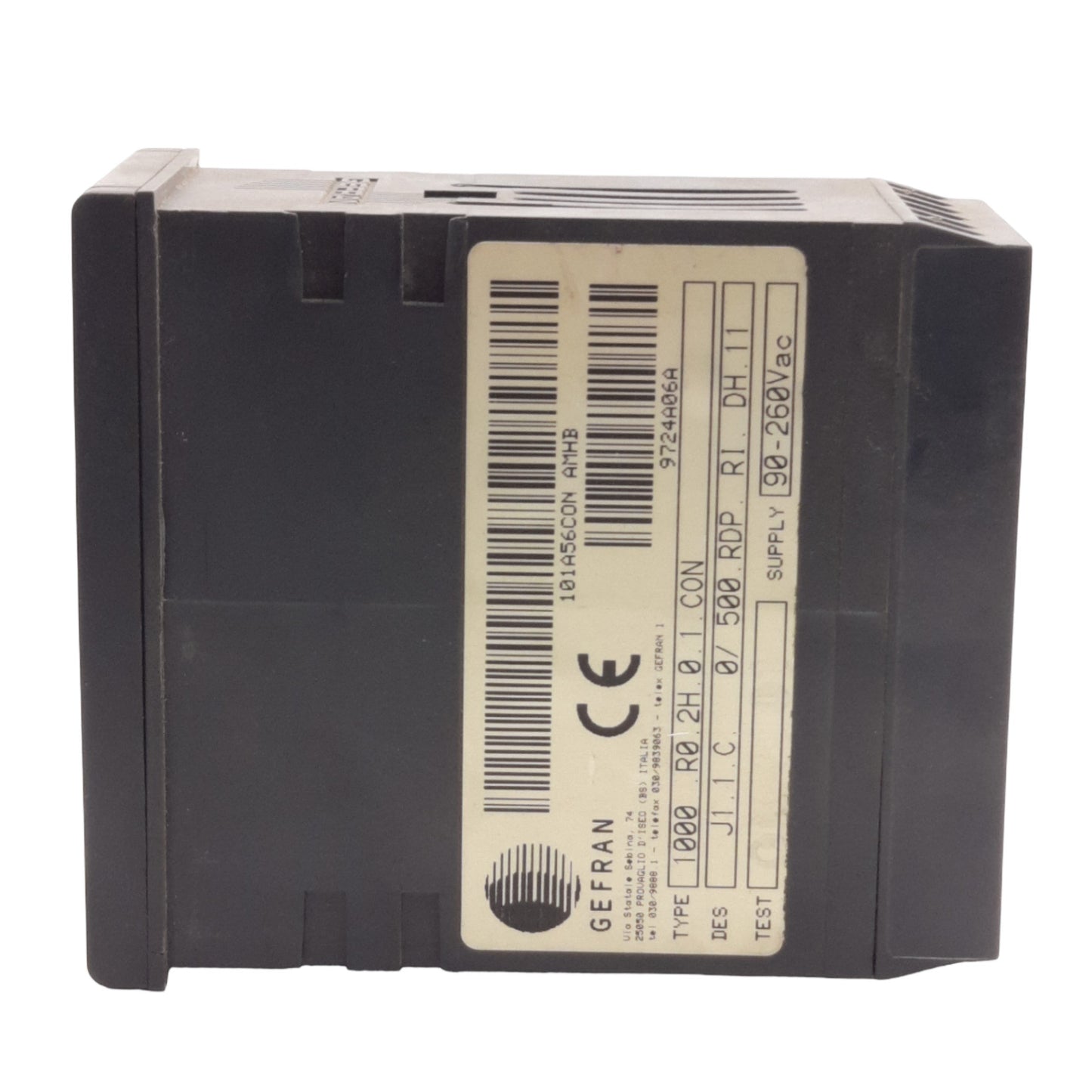 Used Gefran 1000.R0.2H.0.1.CON Temperature Controller, RTD & T/C In, Relay Output