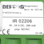 Used Deprag IR 02206 Ringinitiator Proximity Sensor PNP NO/NC, 200mA 10-35VDC, 4P M12