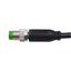Used Lot of 2 Murrelektronik 7000-88001-6100100 Cordset, 3-Pin M8 Male to Female, 1m