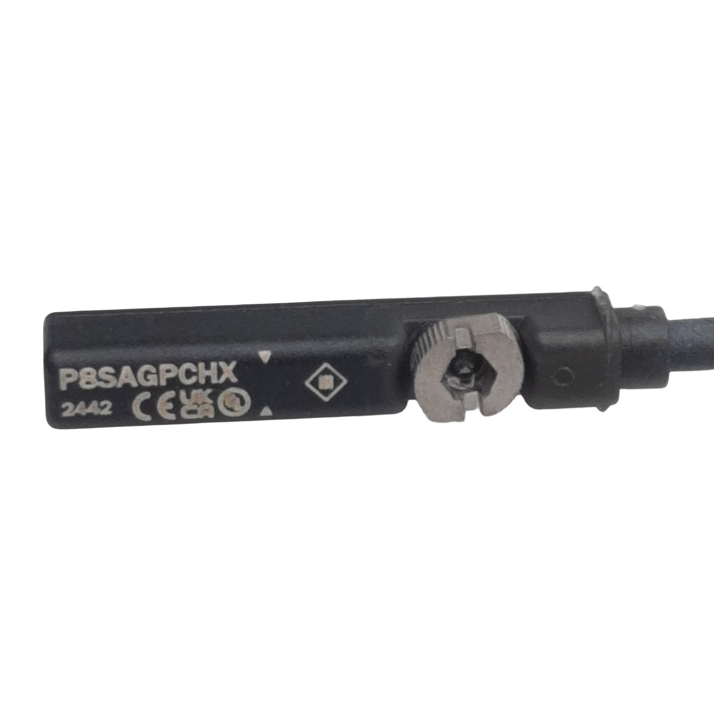 Used Parker P8SAGPCHX Proximity Sensor, PNP-NO, 3-Pin M8 Male, 10-30VDC, 0.3m