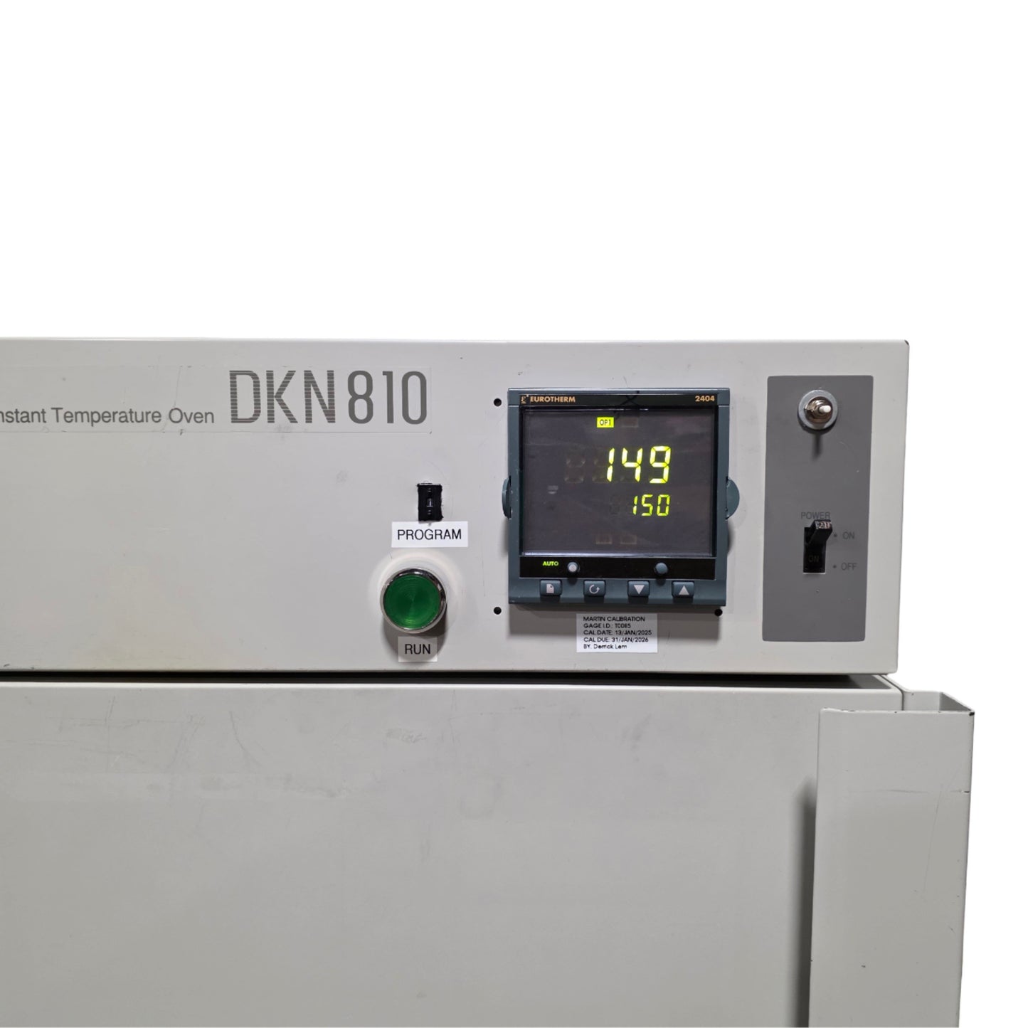 Used Yamato DKN810 Mechanical Convection Oven 10.6CuFt Amb-260°C 3kW 220VAC 14A 1-Ph