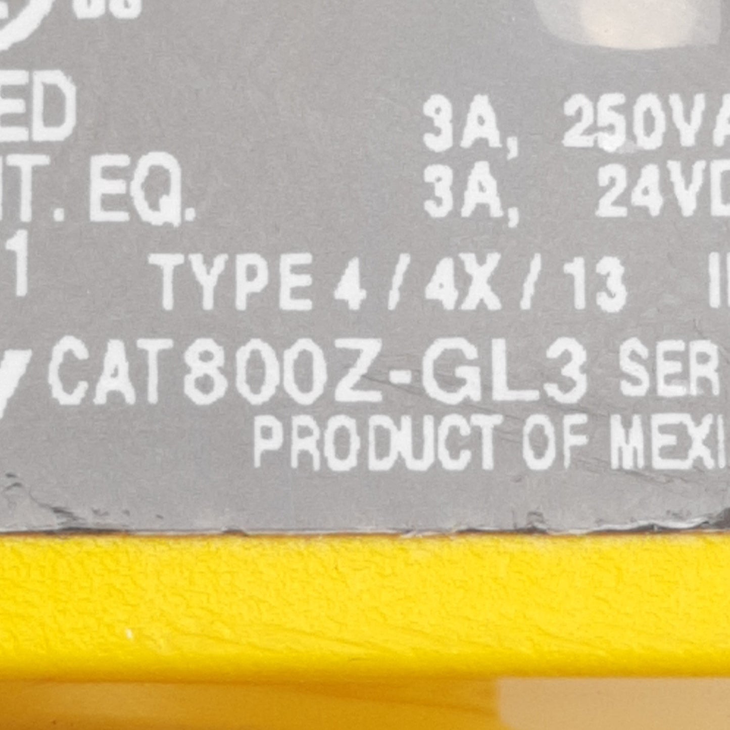 Used Allen Bradley 800Z-GL3 Zero-Force Touch Button Switch 10-40VDC/20-30VAC