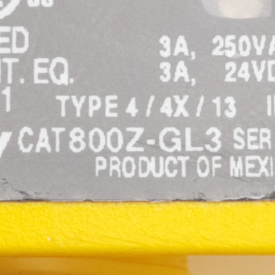 Used Allen Bradley 800Z-GL3 Zero-Force Touch Button Switch 10-40VDC/20-30VAC
