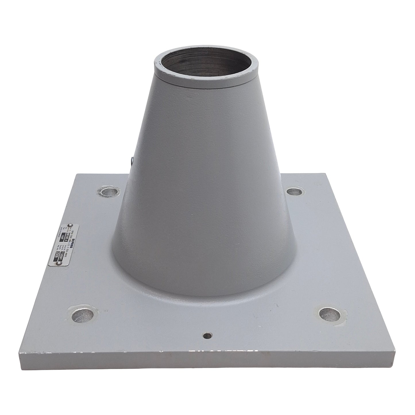 Used Deprag 906165 A Position Control Stand Post Holder, ø50mm ID, 198mm x 198mm Base