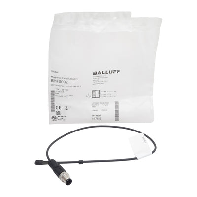 New Balluff BMF0002 Magnetic Field Sensor, PNP-NO, 3-Pin M8 Male, 10-30VDC, 0.3m