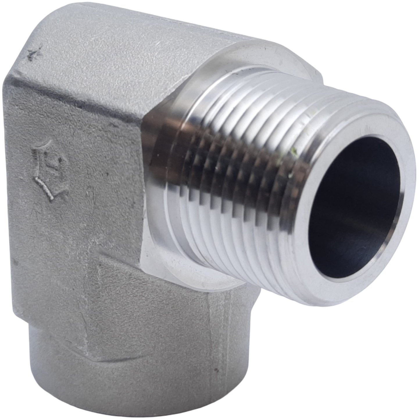 Used Ham-Let 116HSS1X1 Elbow Pipe Fitting, SS-316, Female Tube 1" to Male 1" NPT