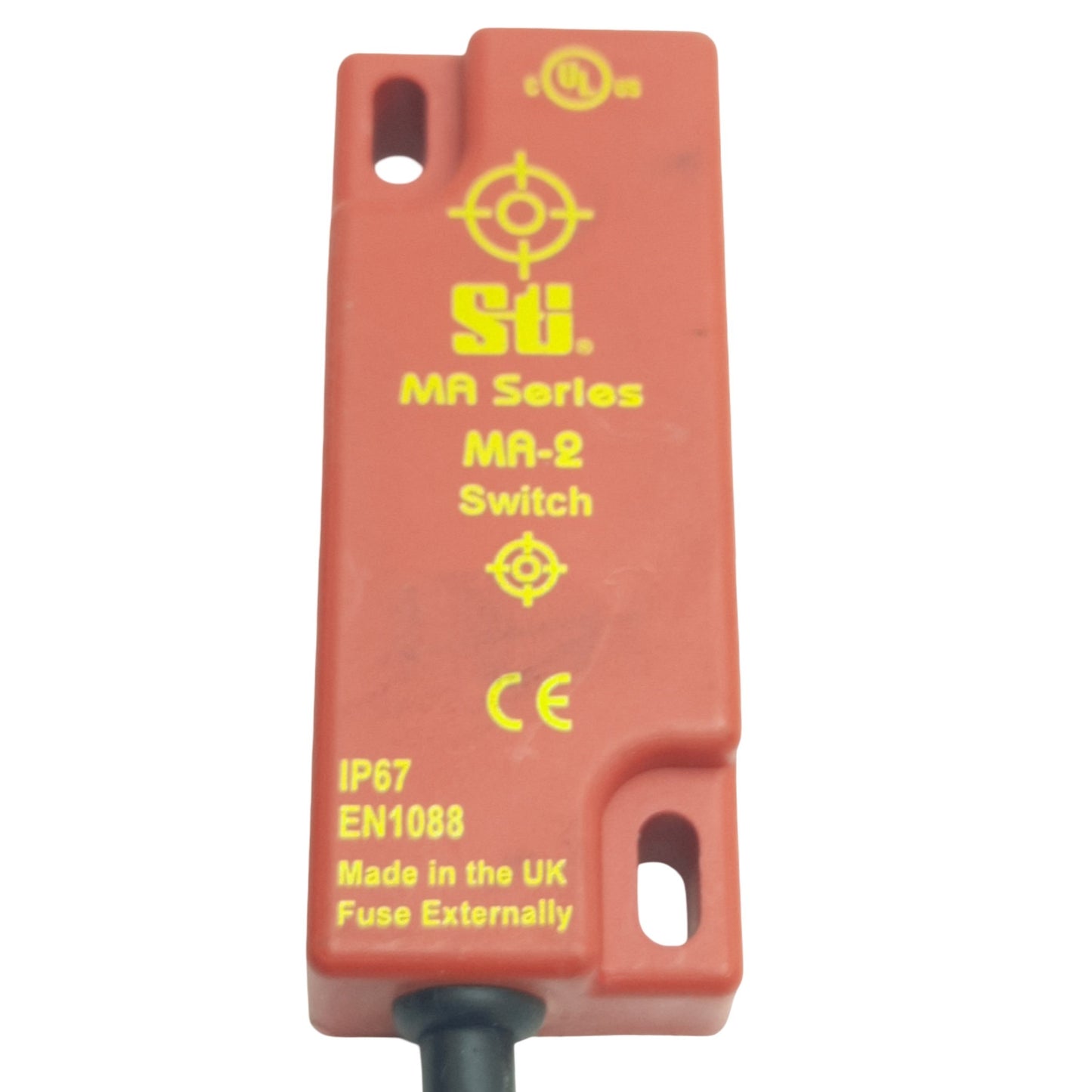 Used OMRON MA-2DPC4 Safety Interlock Switch 1 NC and 1NO, 2ft Cable, 30VDC, 1A