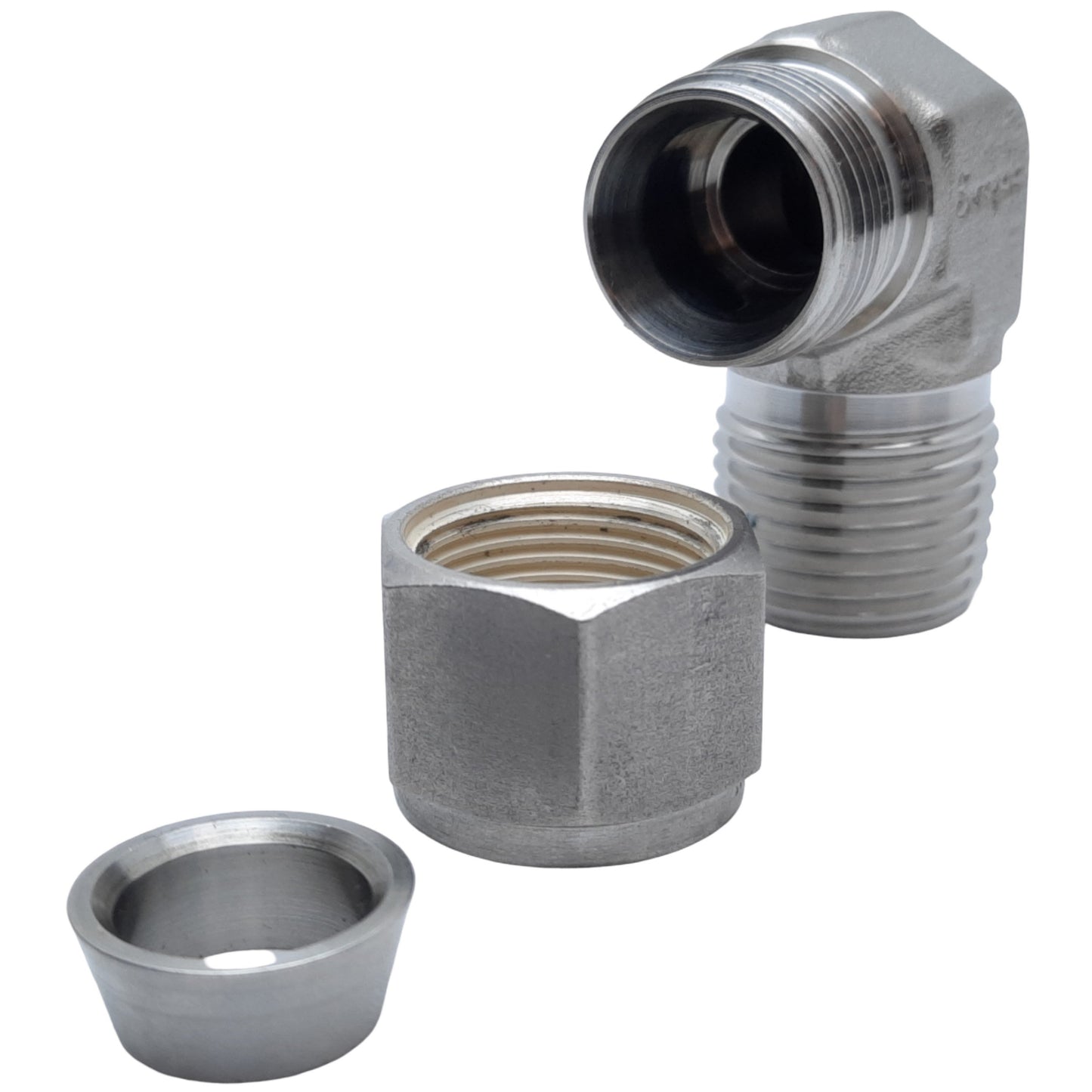 Used Swagelok SS-810-2-8 Elbow Tube Fitting 90°, Stainless Steel, ø1/2" NPT