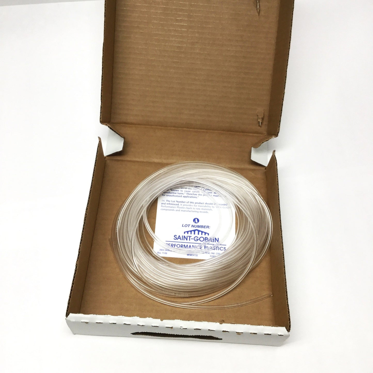 New – Open box Tygon AAC1S1502 R-3603 Lab Pump Tubing Hose 2mm ID, 4mm OD, 15m Long