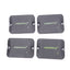 Used Lot of 4 Xerafy Micro X-II RFID Tags, 10m Range, 51x36.3x7.5mm, ø3mm Mount