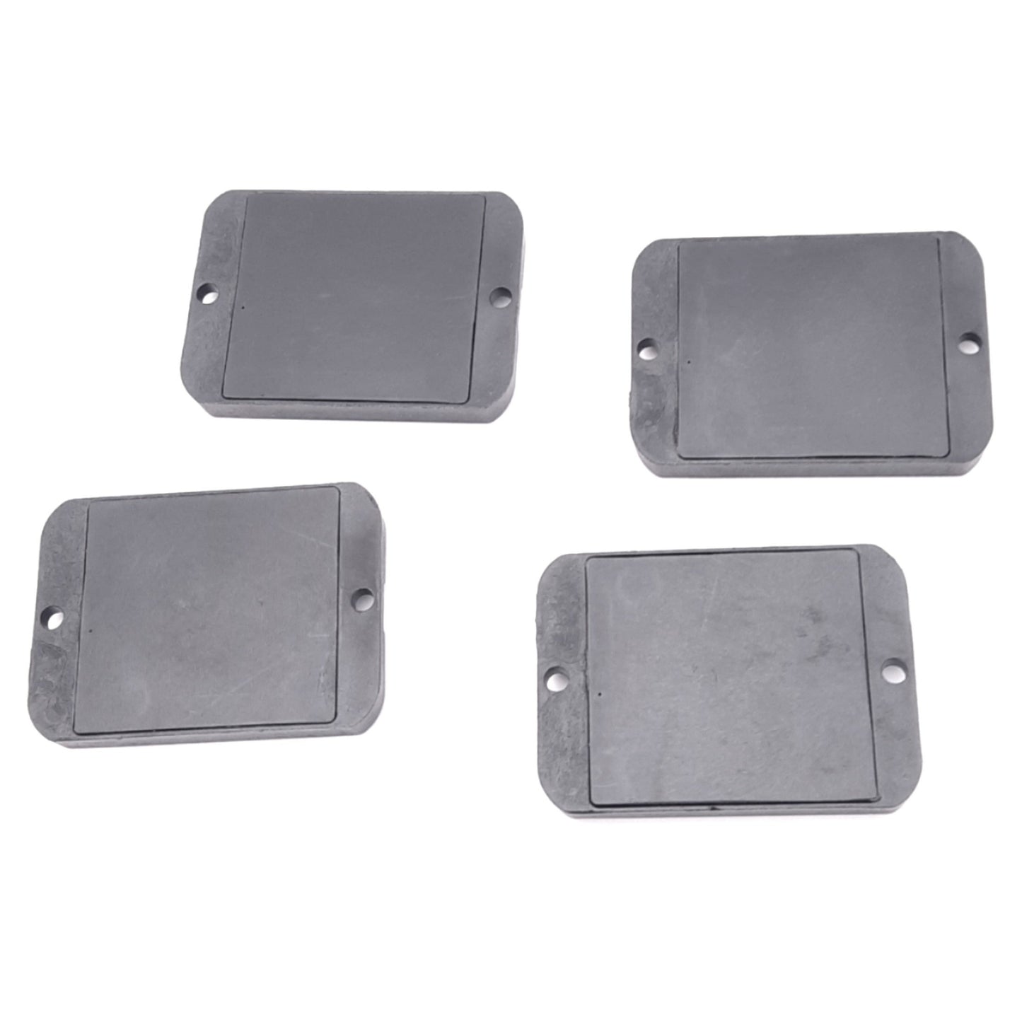 Used Lot of 4 Xerafy Micro X-II RFID Tags, 10m Range, 51x36.3x7.5mm, ø3mm Mount