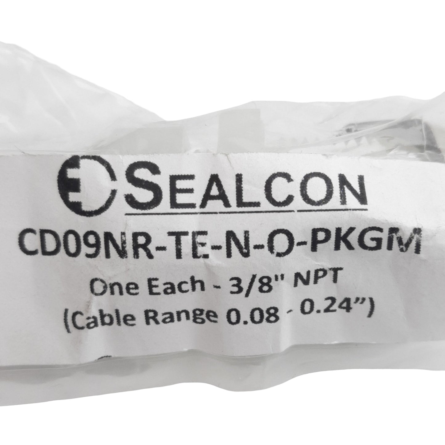 New Lot of 4 Sealcon CD09NR-TE-N-O-PKGM Tube Fitting, 3/8in NPT x 0.08-0.24in Range