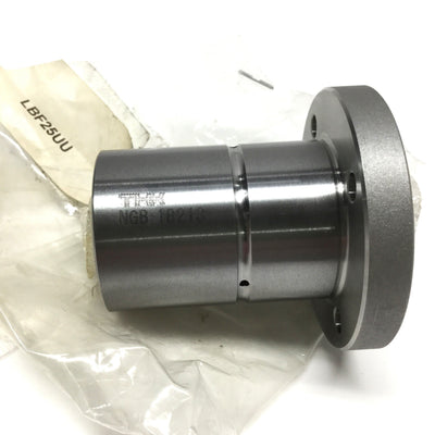New – Open box THK LBF25UU High Torque Flanged Ball Spline Nut Ø37mm OD x Ø60mm Flange x 60mm L