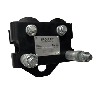 Used Columbus Mckinnon CBTP-0050 1/2 Ton Plain Trolley, 2-8.7" Flange, 4-24" Height