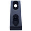 Used Lot of 4 80/20 25-4136-Black Tall Gusseted Inside Corner Bracket 25 Series 4Hole
