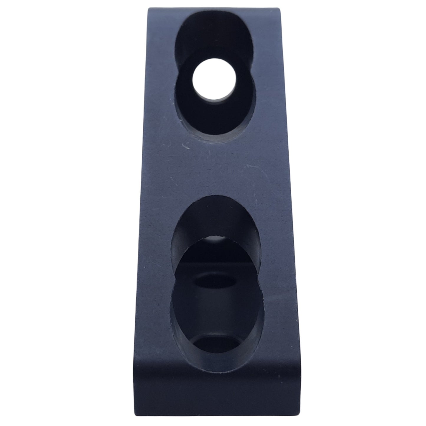 Used Lot of 4 80/20 25-4136-Black Tall Gusseted Inside Corner Bracket 25 Series 4Hole