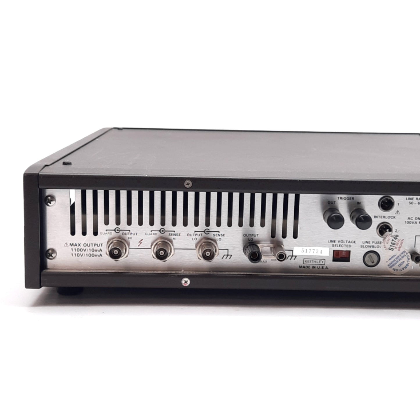Used Keithley 237 High Voltage Source Measure Unit, +-1100.0V, +-100.00mA, 105-125VAC