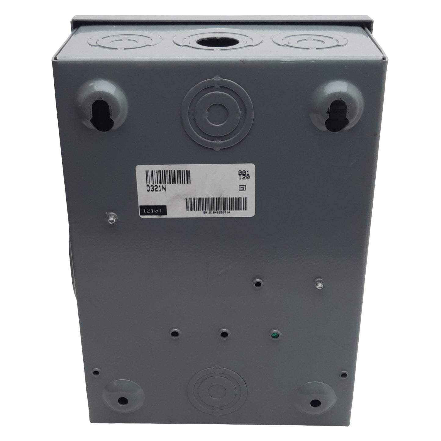 Used Square-D D321N General Duty Safety Switch, 3-Pole 3PH, 30A 240VAC, H/K/R Fuse