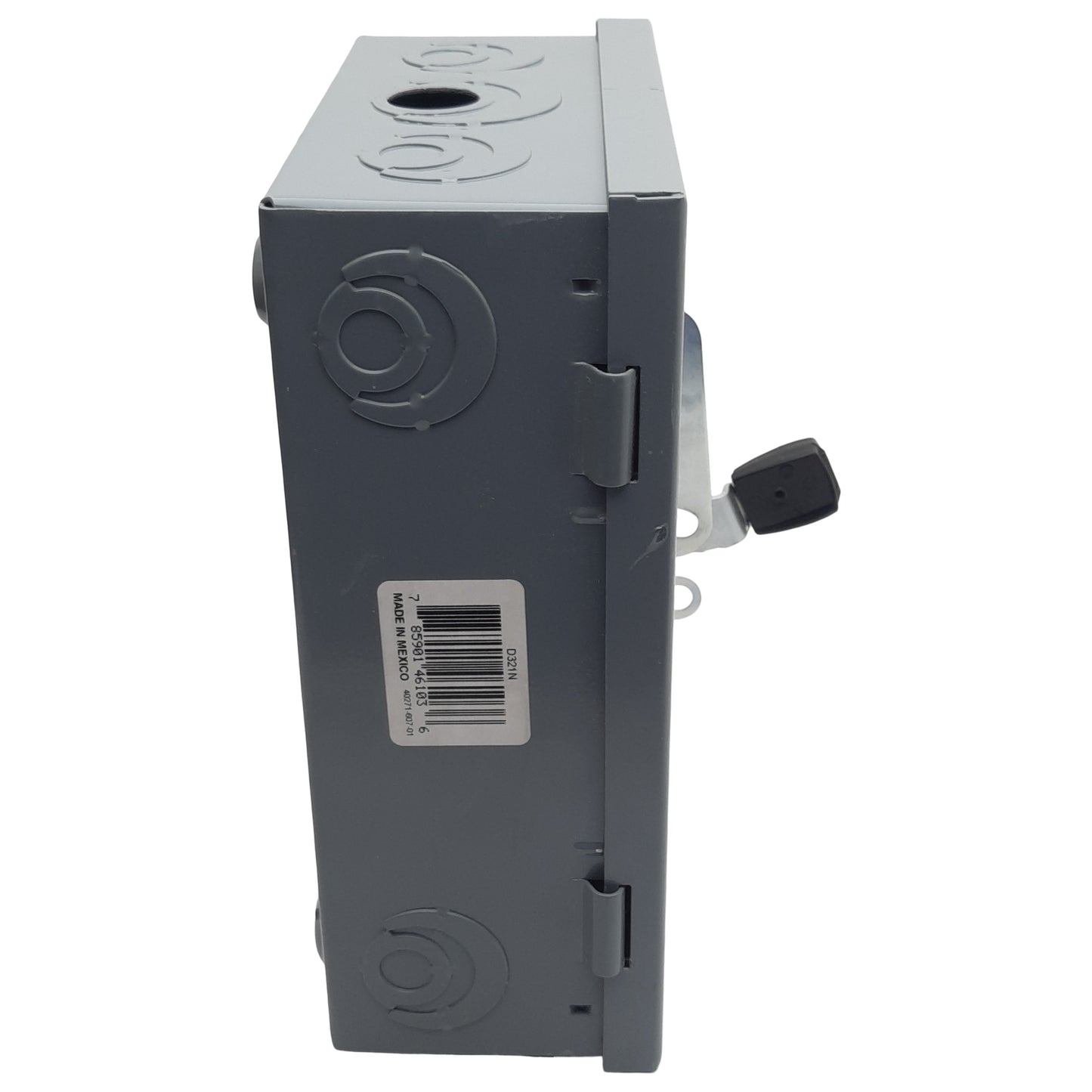 Used Square-D D321N General Duty Safety Switch, 3-Pole 3PH, 30A 240VAC, H/K/R Fuse