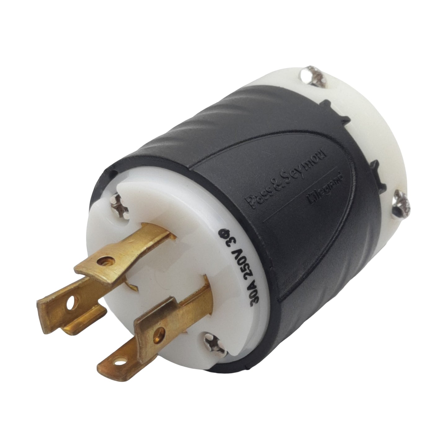 Used Pass & Seymour L1530P Legrand Male Plug Connector, 3-Pole 4-Wire, 30A 250VAC 3PH