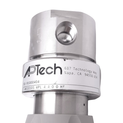 Used APTech AK1010S 4PL 4400HF Pressure Regulator, 1/4 NPT, 0.15Cv, 3500psi Max