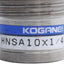 Used Lot of 2 Koganei HNSA10x1/4 Knock Cylinder, Single Acting Push Type, Bore ø10mm