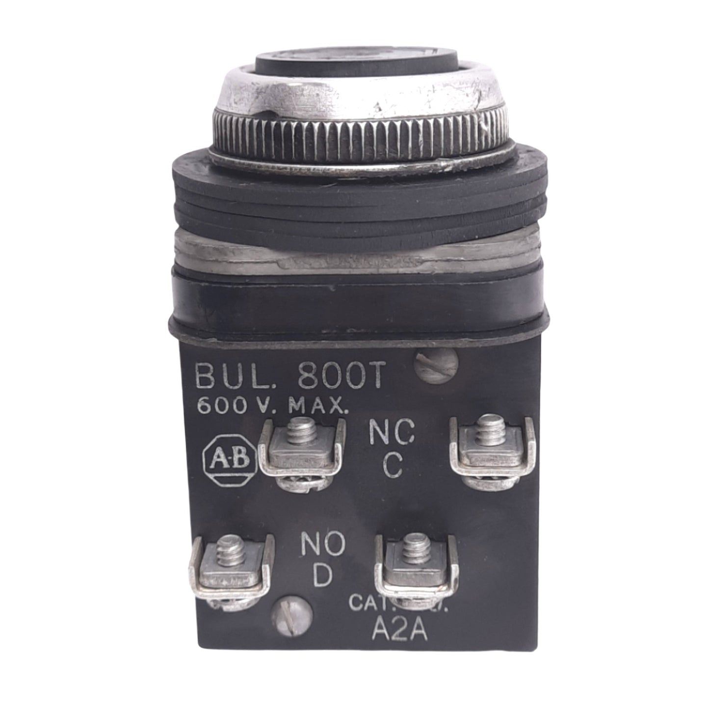 Used Allen Bradley 800T-A2A Push Button Switch, ø30mm, 1NC 1NO, 600V 10A Max