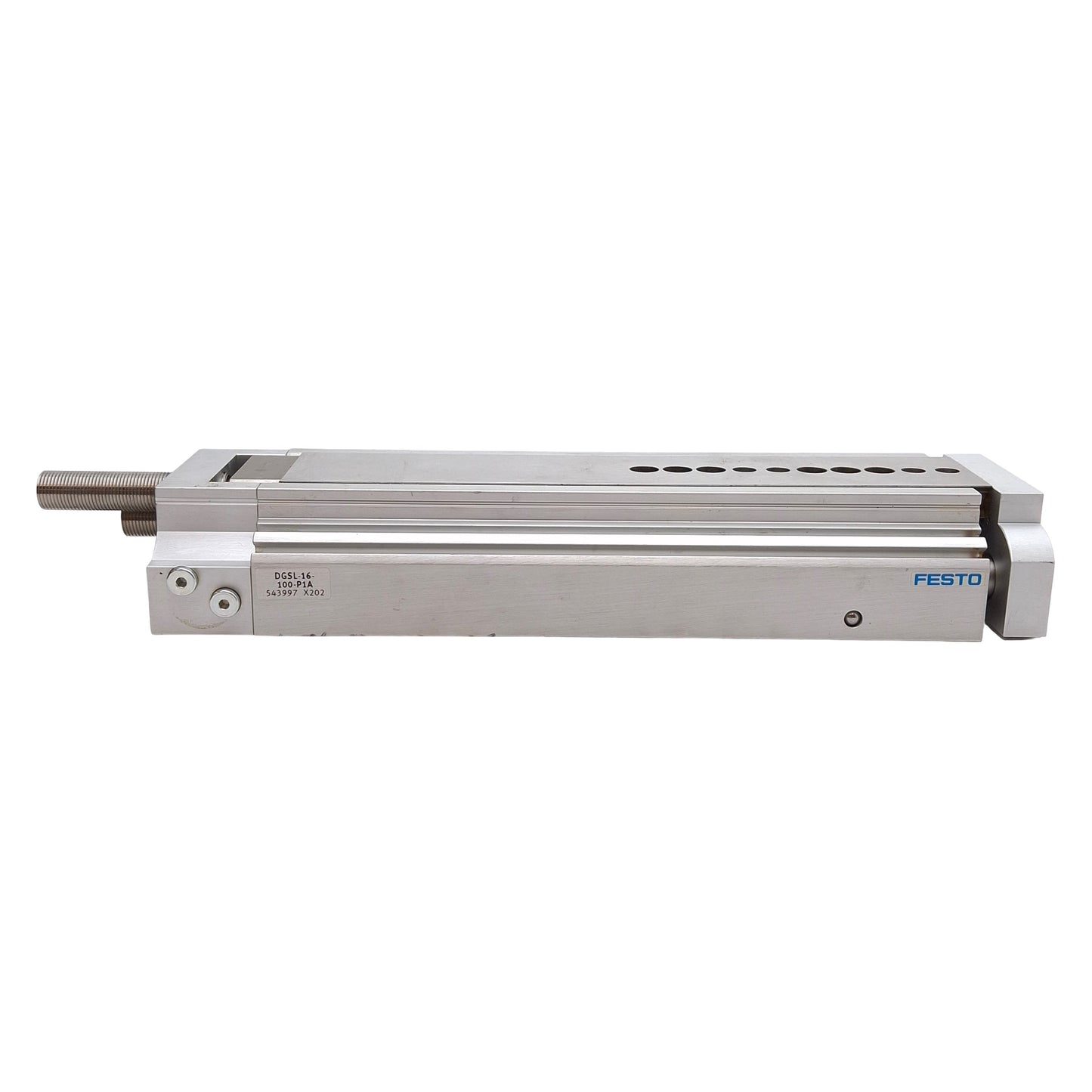 Used Festo DGSL-16-100-P1A Pneumatic Slide, ø20mm Bore, 100mm Stroke, 8bar, M5 Ports