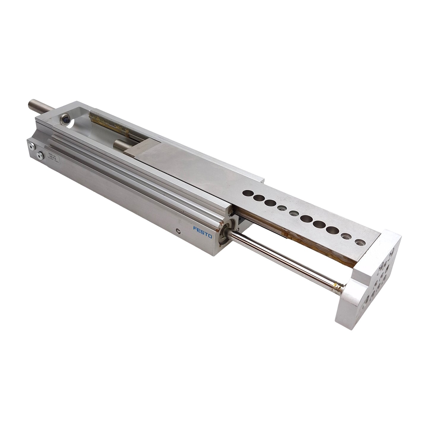 Used Festo DGSL-16-100-P1A Pneumatic Slide, ø20mm Bore, 100mm Stroke, 8bar, M5 Ports