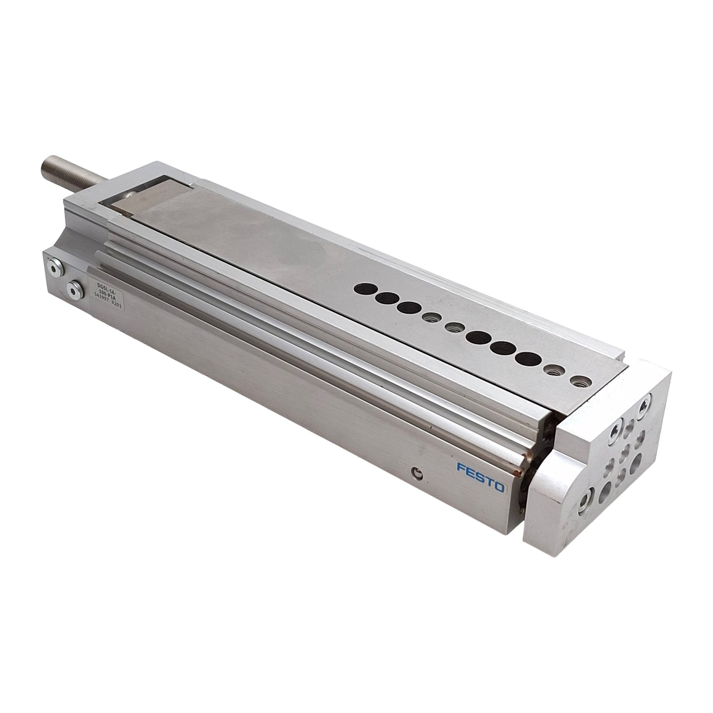 Used Festo DGSL-16-100-P1A Pneumatic Slide, ø20mm Bore, 100mm Stroke, 8bar, M5 Ports