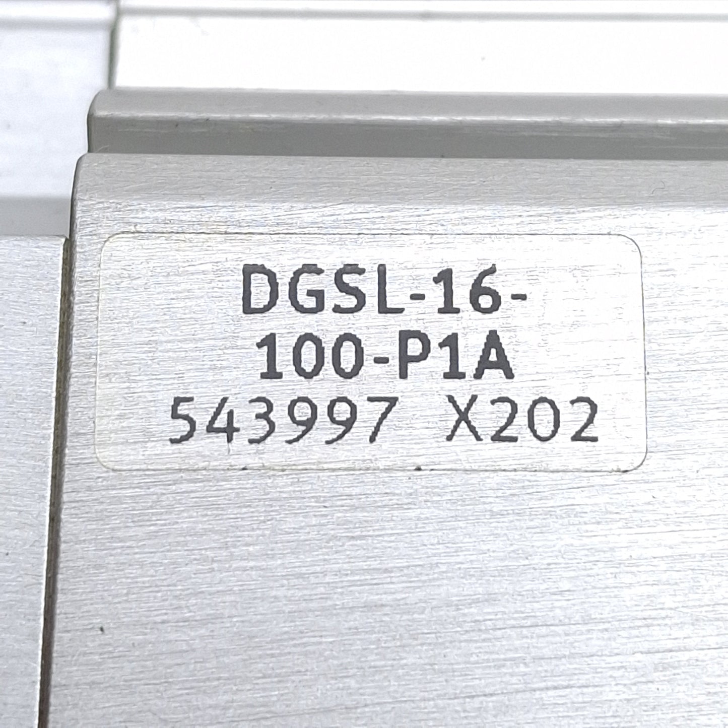 Used Festo DGSL-16-100-P1A Pneumatic Slide, ø20mm Bore, 100mm Stroke, 8bar, M5 Ports