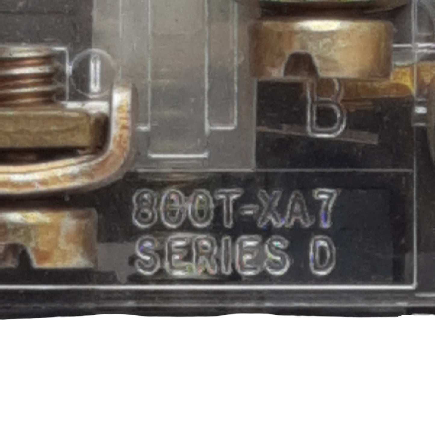 Used Allen Bradley 800T-XA7 Pushbutton Contact Block 1NO & 1NCLB, 600V 10A, 30mm