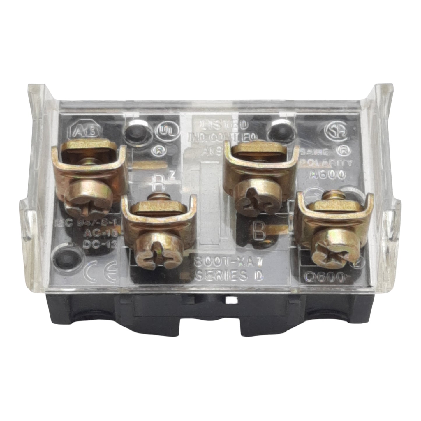 Used Allen Bradley 800T-XA7 Pushbutton Contact Block 1NO & 1NCLB, 600V 10A, 30mm