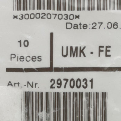 New Lot of 10 Phoenix Contact 2970031 Foot Element, For DIN Rail NS32 or NS35/7.5