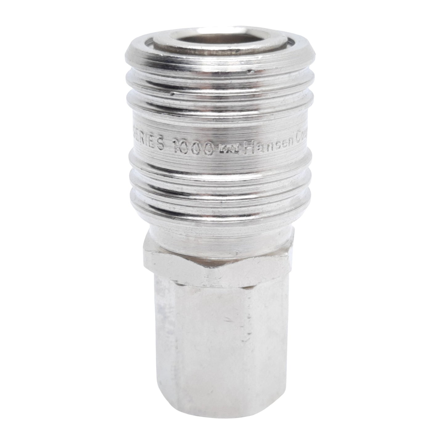 Used Hansen LL1000 Pneumatic Quick Disconnect Coupling 1000 Series, Size: 1/4" NTPF