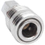Used Hansen LL1000 Pneumatic Quick Disconnect Coupling 1000 Series, Size: 1/4" NTPF