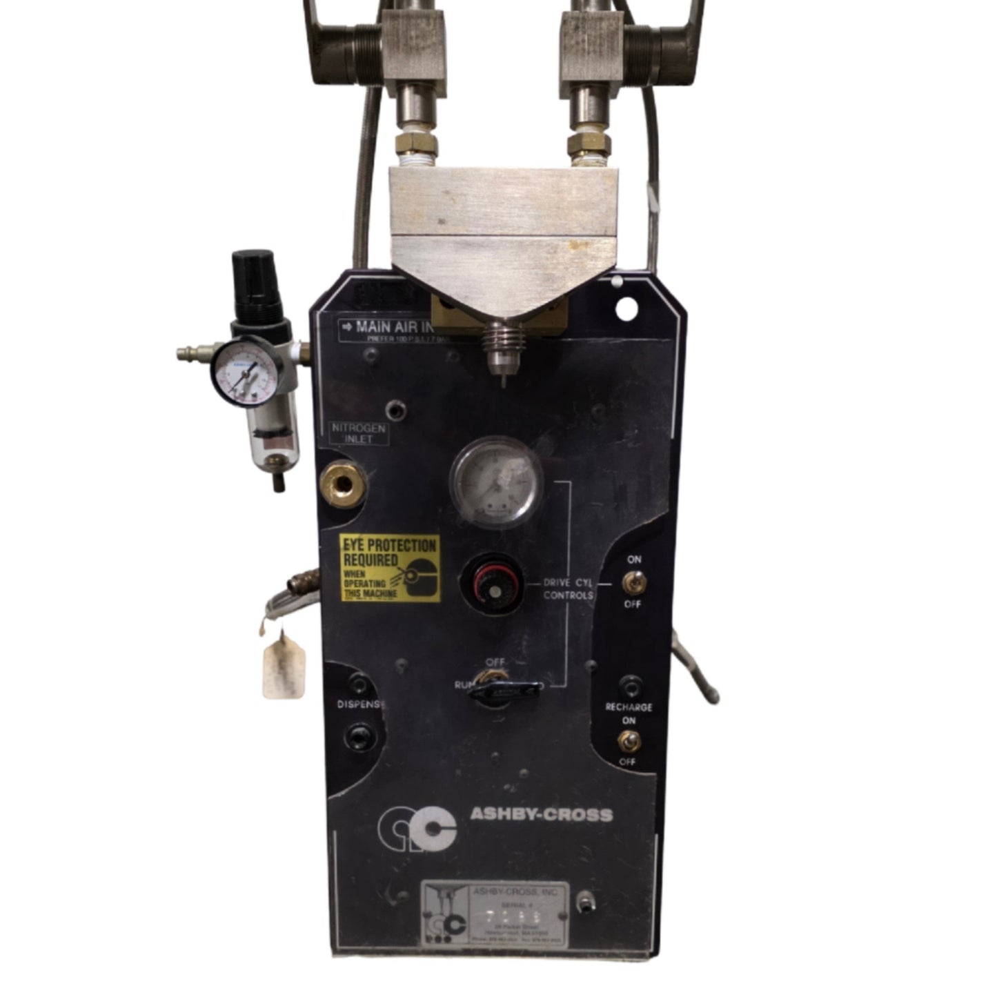 Used Ashby Cross 1125 Variable Ratio Dispensing System 1.1-8.1 Ratio, 1/10-160CC Shot