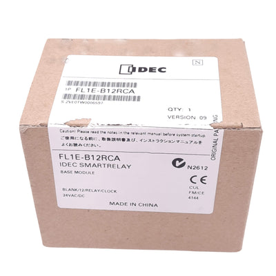 New IDEC FL1E-B12RCA SmartRelay PLC CPU Base Module, 8-Input, 4NO Out, 24VAC/DC