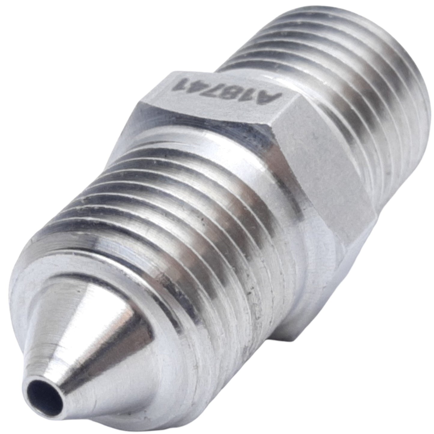 Used HiP 60-21HM4HM4 Adapter Male High to Male Medium Pressure 1/4" H.P x 1/4" H.P
