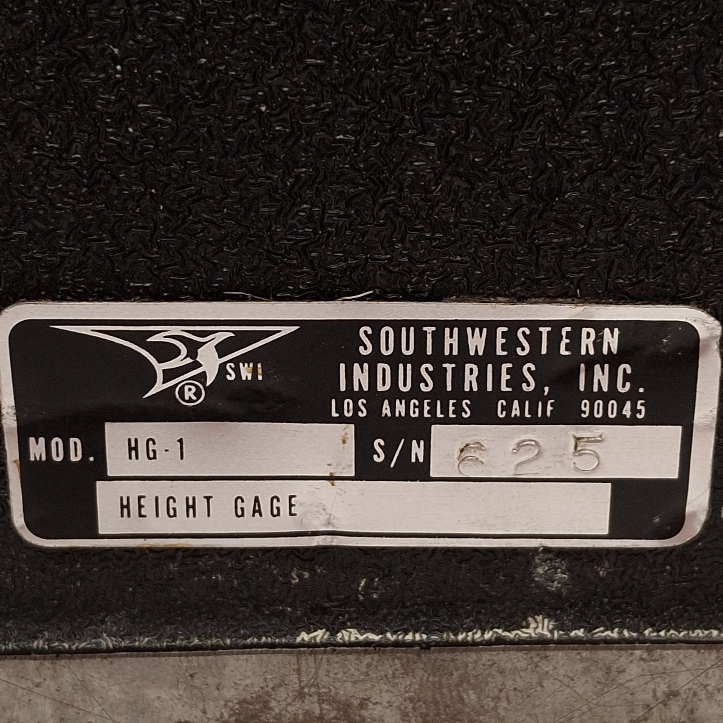 Used SWI HG-1 Travadial Dial Height Gauge, 18in Travel, 0.0005in Resolution