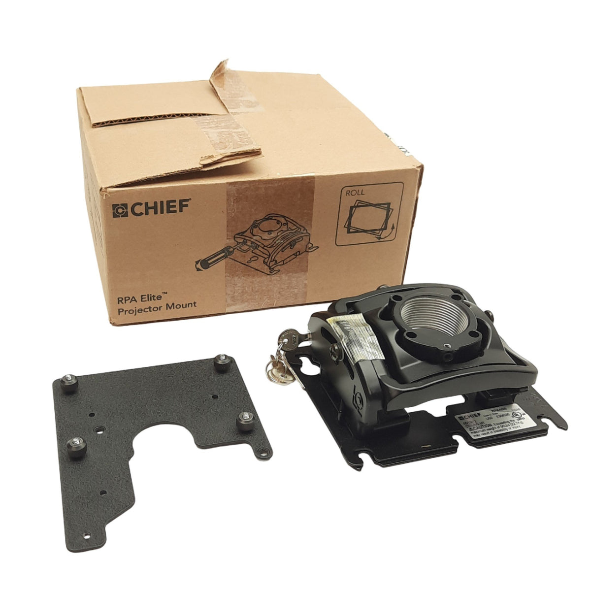 New Chief RPMAU Universal Projector Mount ±20° Yaw, ±3° Roll,±20° Pitch, 50lbs Max