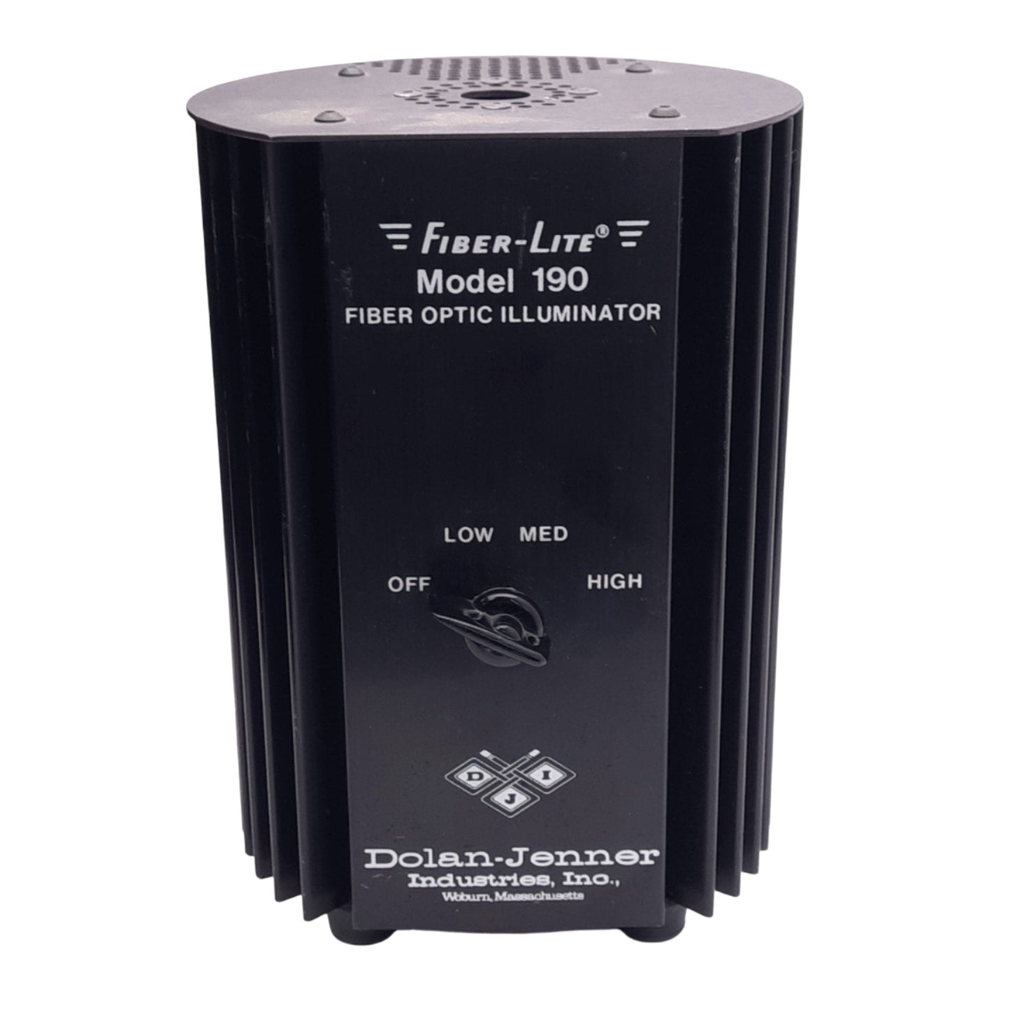 Used Dolan Jenner Fiber-Lite 190 Fiber Optic Illuminator w/ Light Guide, 30W, 115VAC