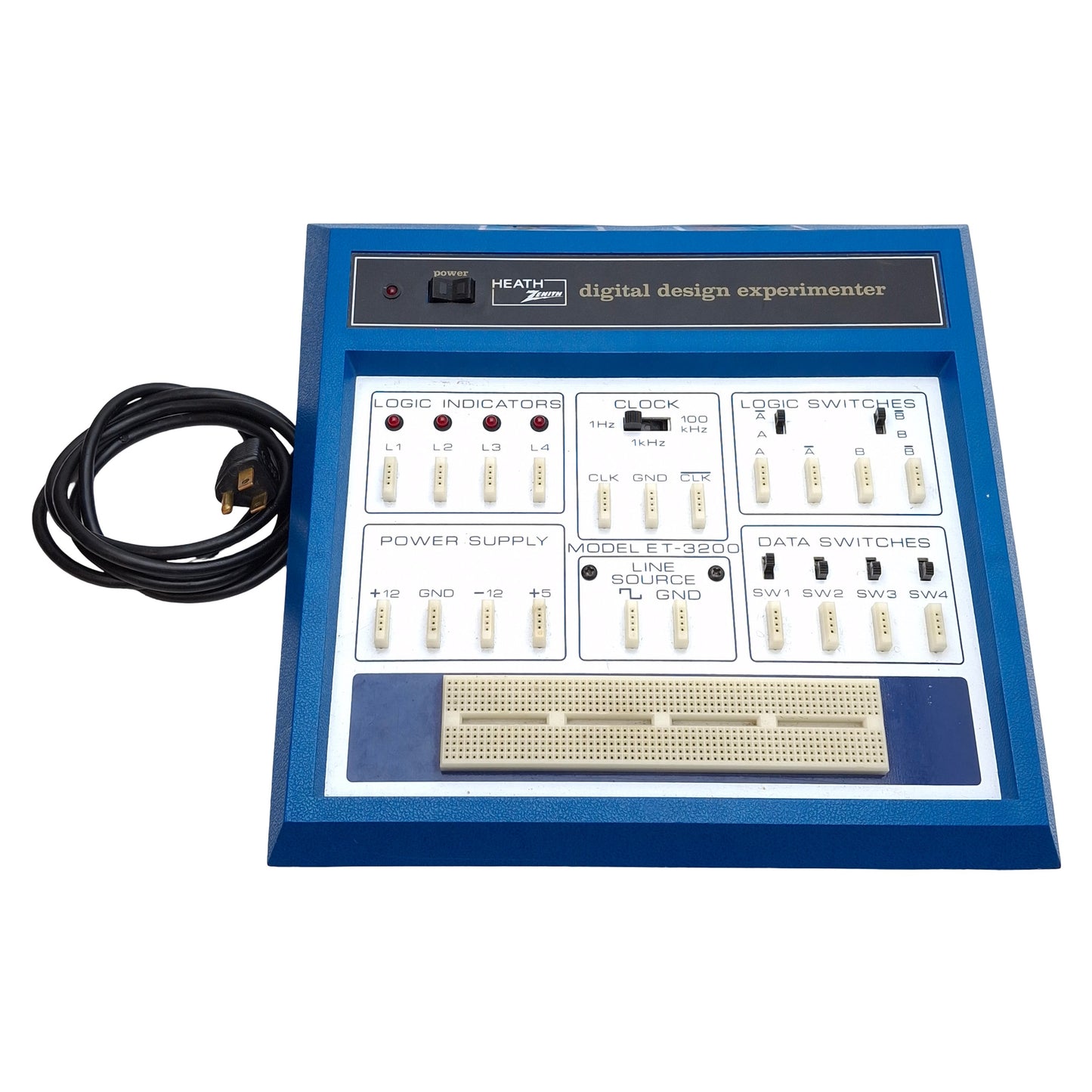 Used Heathkit ETW-3200-A Digital Design Experimenter Laboratory Breadboard, 120VAC