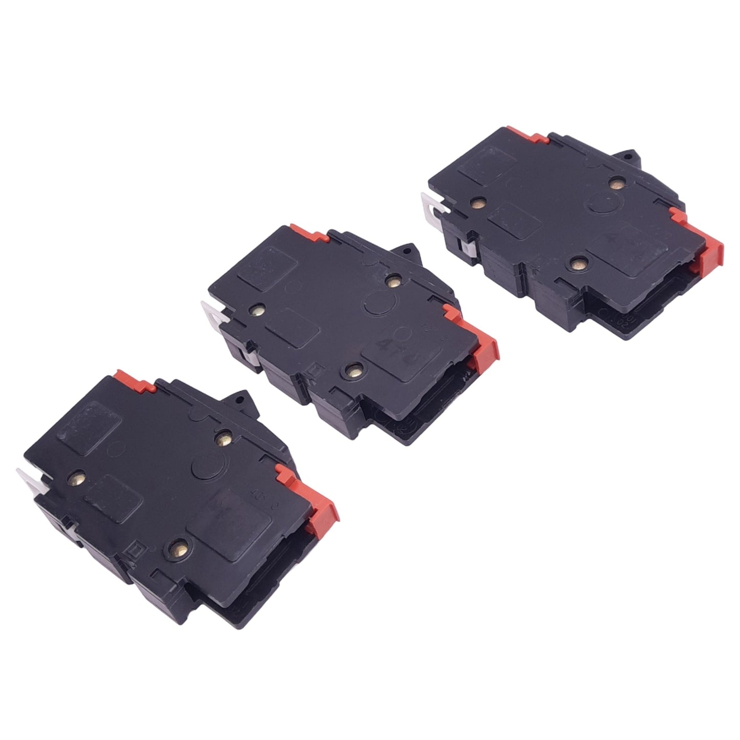 Used Lot of 3 Square D QOU115 Miniature Circuit Breakers, 1-Pole, 15A, 120/240VAC